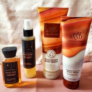 Wild Sand and Into The Night Sets Bath & Body Works